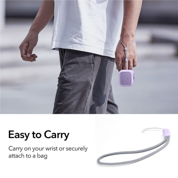 ESR AirPods 4 Skal MagSafe Orbit HaloLock Lila