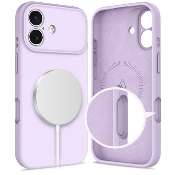 Tech-Protect iPhone 17 Skal MagSafe Silicone Mauve