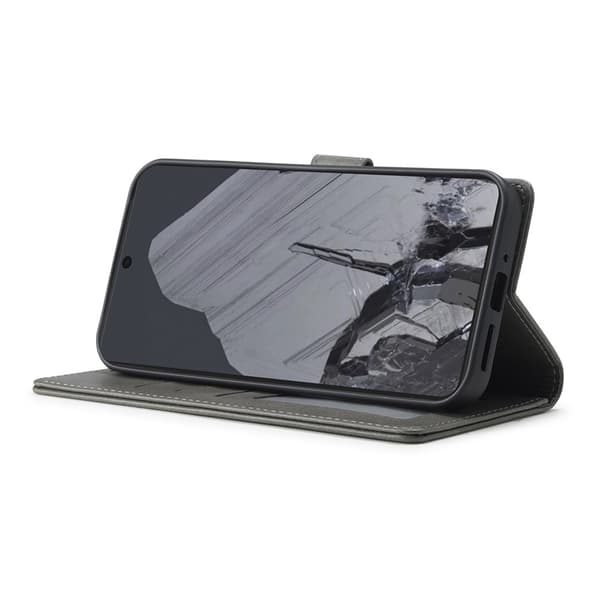 LC.IMEEKE Google Pixel 10 Pro XL Fodral Läder Grå