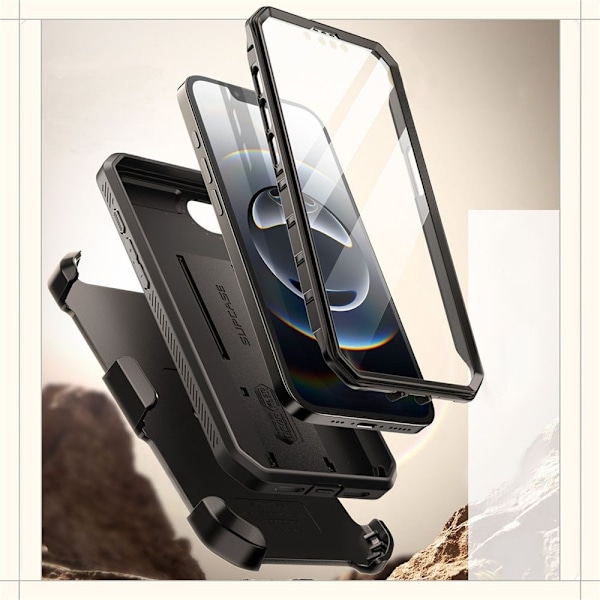 Supcase iPhone 16e Skal Unicorn Beetle Pro Svart