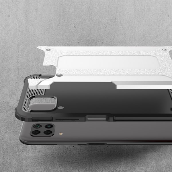 Huawei P40 Lite - Hybrid Armor Skal - Silver Silver Silver