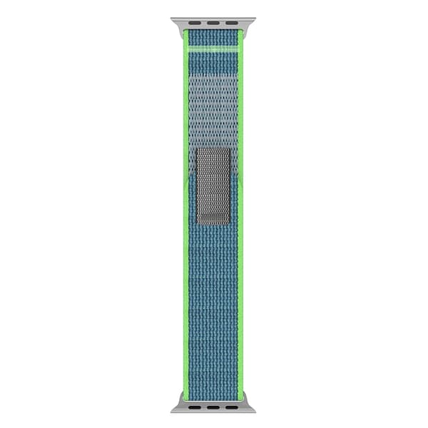 Apple Watch 38/40/41/42 mm Armband Nylon Trail Loop Blå/Grön