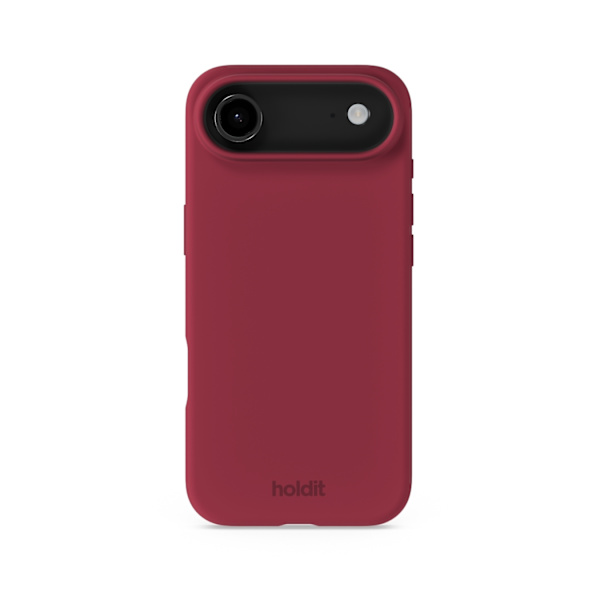 holdit iPhone Air Mobilskal Silikon Red Velvet