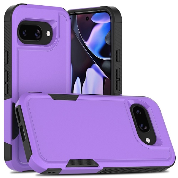 Google Pixel 9a Skal Extreme Shockproof Hybrid Lila