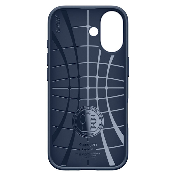 Spigen iPhone 17 Skal Liquid Air Navy Blue