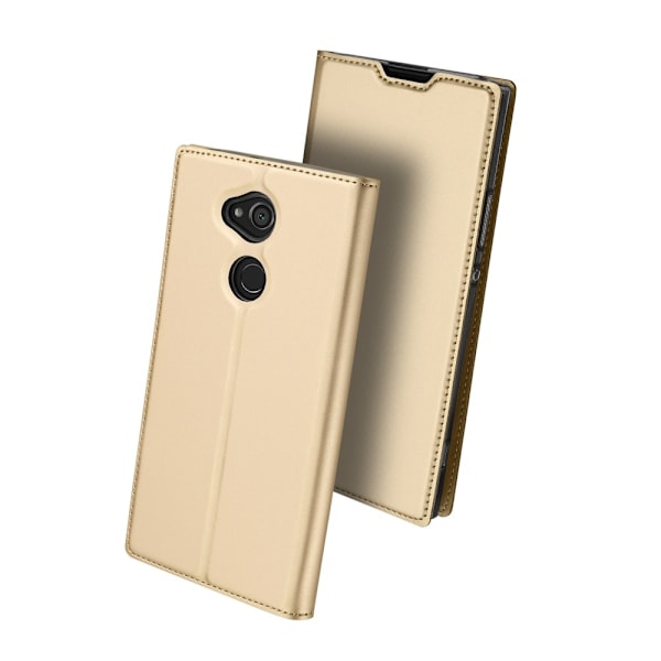 Sony Xperia XA2 Ultra - DUX DUCIS Plånboksfodral - Guld Gold Guld