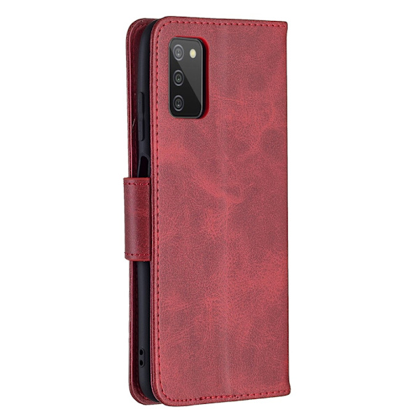 Samsung Galaxy A03s Fodral Läder Solid Shark Röd