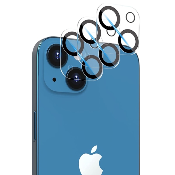 [3-Pack] iPhone 14 Linsskydd I Härdat Glas