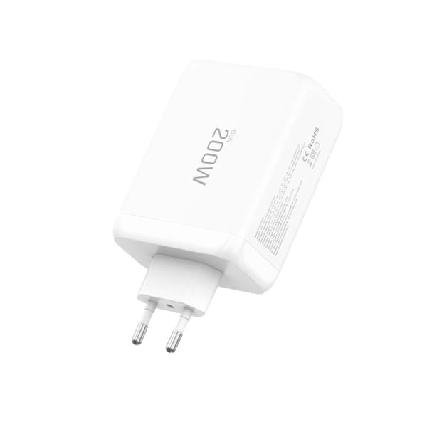 Tech-Protect 200W Väggladdare PD QC3.0 USB-C / USB-A Vit