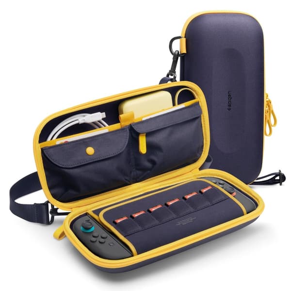 Spigen Nintendo Switch 2 Förvaringsväska Nano Pop Blueberry Navy