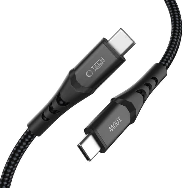 Tech-Protect 2m 100W PD QC3.0 USB-C-USB-C Kabel UltraBoost
