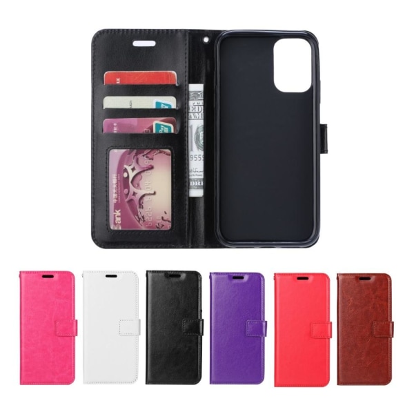 OnePlus 8T / 8T+ - Crazy Horse Fodral - Rosa Pink Rosa