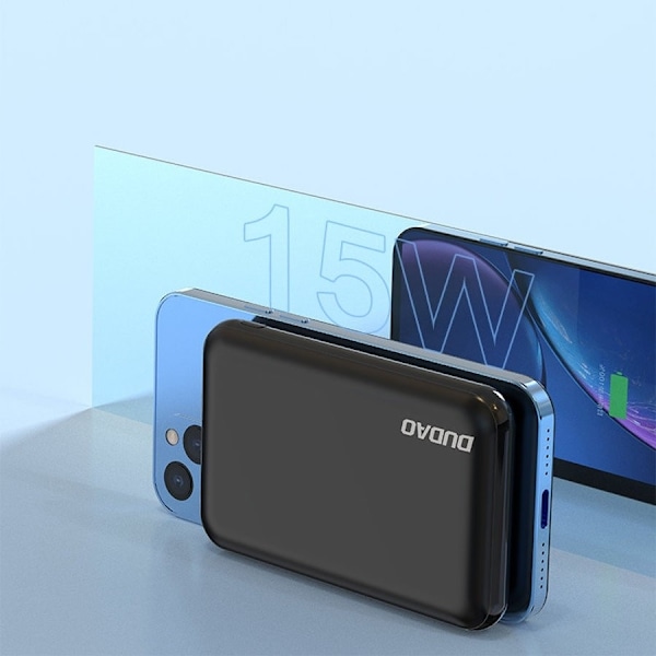 Dudao 10000 mAh Power Bank MagSafe - Svart