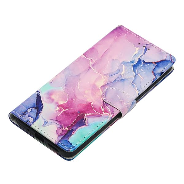 Samsung Galaxy S26 Fodral Med Tryck Rosa Marmor