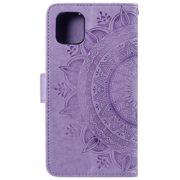 iPhone 11 Pro Max - Mandala Plånboksfodral - Lila Purple Lila