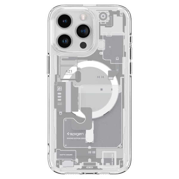 Spigen iPhone 15 Pro Skal MagSafe Ultra Hybrid Zero One White