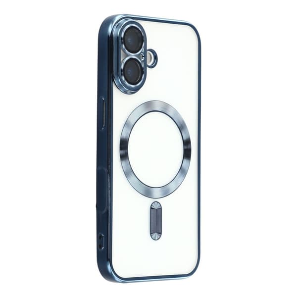 iPhone 17 Skal MagSafe Electroplated TPU Blå