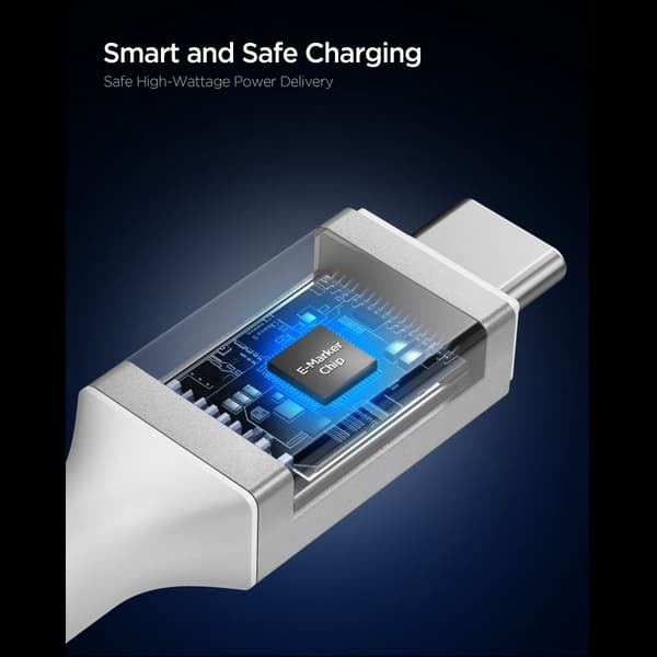Spigen 1.2m 240W USB-C - USB-C Kabel Essential Vit