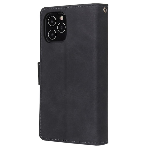 iPhone 15 Fodral 6-Kort Multifunktionell Svart