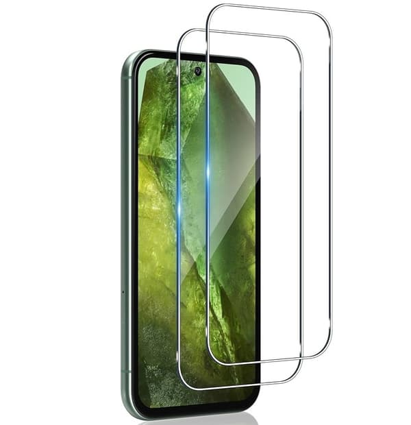 2-Pack Google Pixel 10/10 Pro Skärmskydd i Härdat Glas