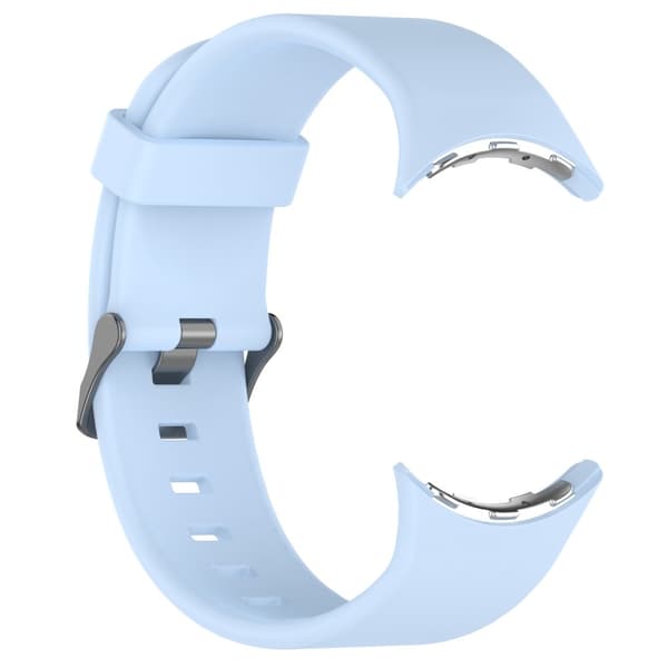 Google Pixel Watch 4 / 3 45 mm Armband Silikon Ljus Blå