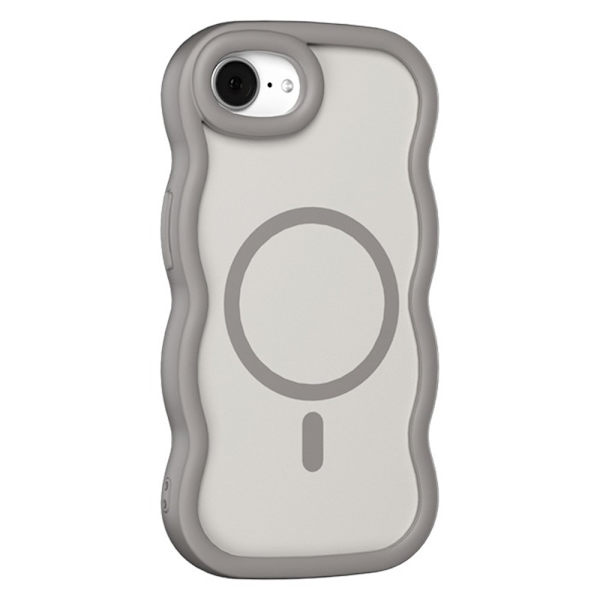 iPhone 17e / 16e Skal MagSafe Wavy Matt Grå