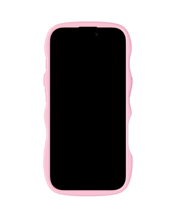 holdit iPhone 17 Mobilskal Wavy Pink/Transparent