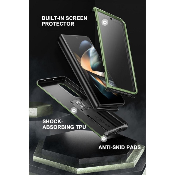 Supcase Galaxy Z Fold 4 Skal Unicorn Beetle Guldan
