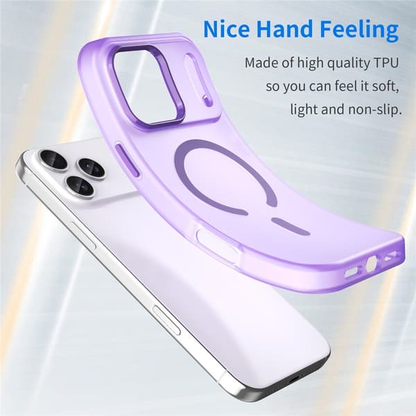 iPhone 17 Pro Max Skal MagSafe Hybrid Lila