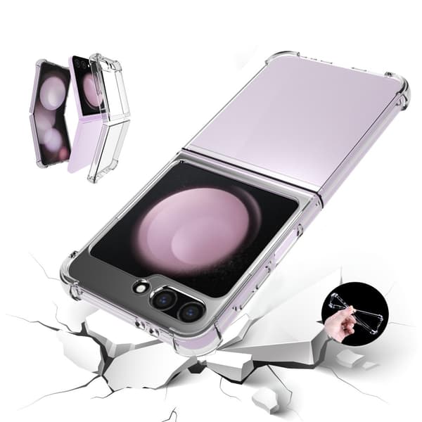 Galaxy Z Flip 6 / 7 FE Skal Shockproof Transparent