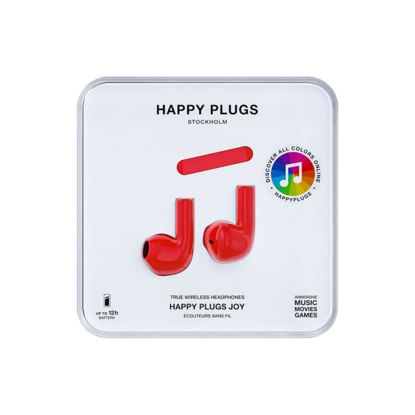 Happy Plugs Joy Hörlurar In-Ear TWS Röd