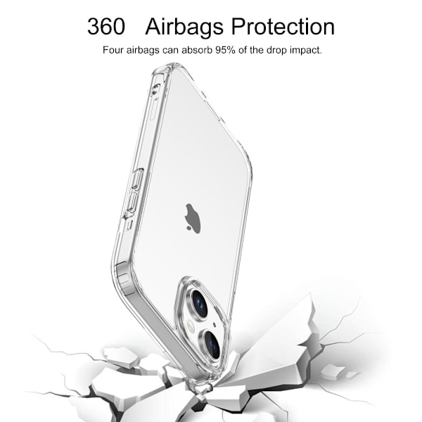LEEU DESIGN iPhone 15 Skal Akryl/TPU Transparent