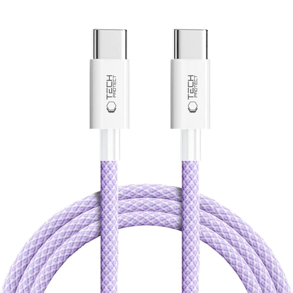 Tech-Protect 2m 60W/3A PD USB-C - USB-C Kabel UltraBoost Mauve