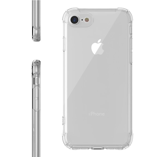 iPhone 7/8/SE (2020/2022) - Shockproof TPU Skal - Transparent