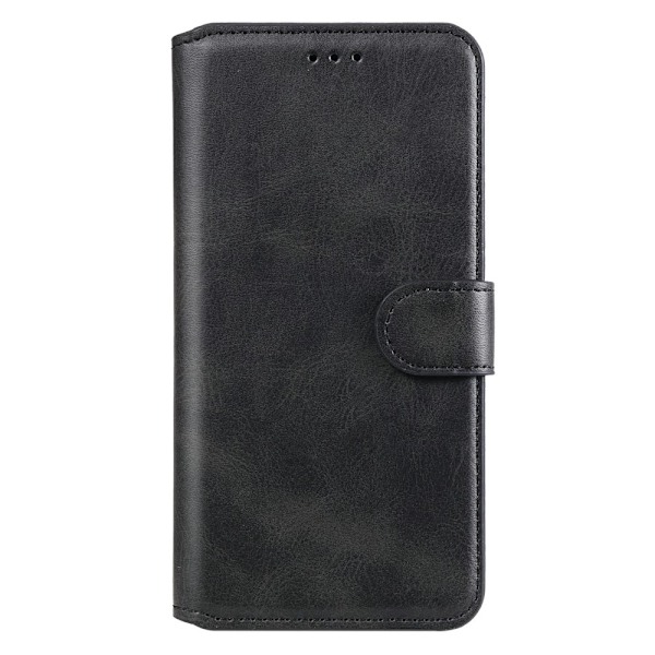 iPhone 13 Pro Max Fodral Läder Svart Svart