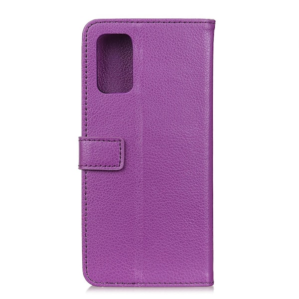 OnePlus 8T / 8T+ - Litchi Läder Fodral - Lila Purple Lila