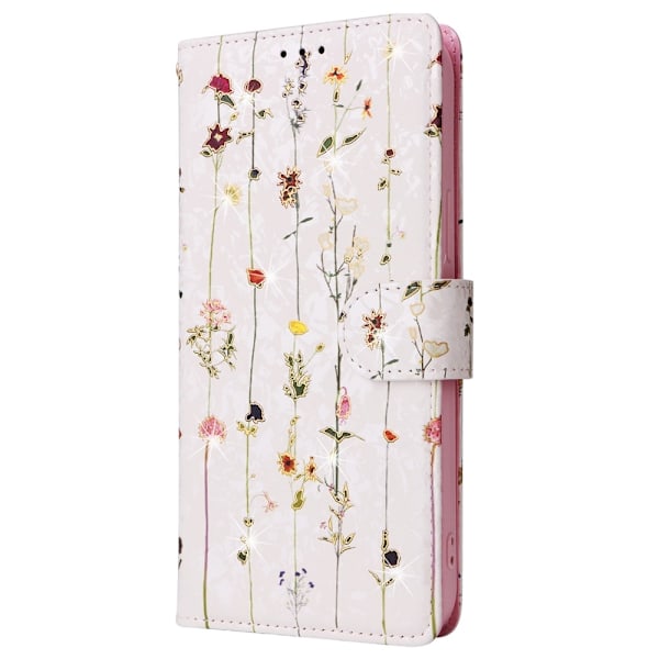 iPhone 16 Pro Max Fodral Med Tryck Små Blommor RFID