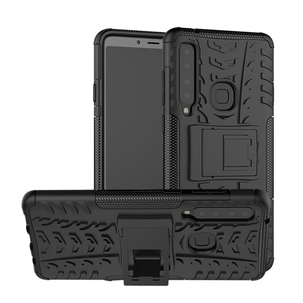 Samsung A9 (2018) - Ultimata stöttåliga skalet med stöd - Svart Black Svart