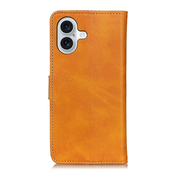iPhone 17 Plånboksfodral Läder Brun