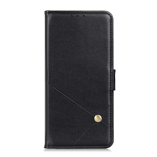 Xiaomi Mi 11 - Nit Dekor Läder Fodral - Svart Black Svart