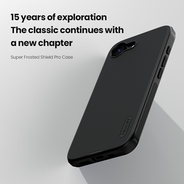 NILLKIN iPhone 16e Skal Frosted Shield Grön