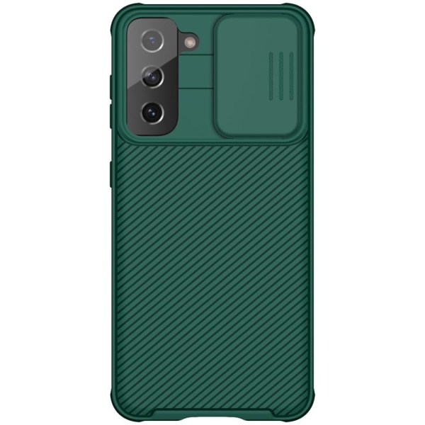 Samsung Galaxy S21 - NILLKIN CamShield Pro Skal - Grön Green Grön