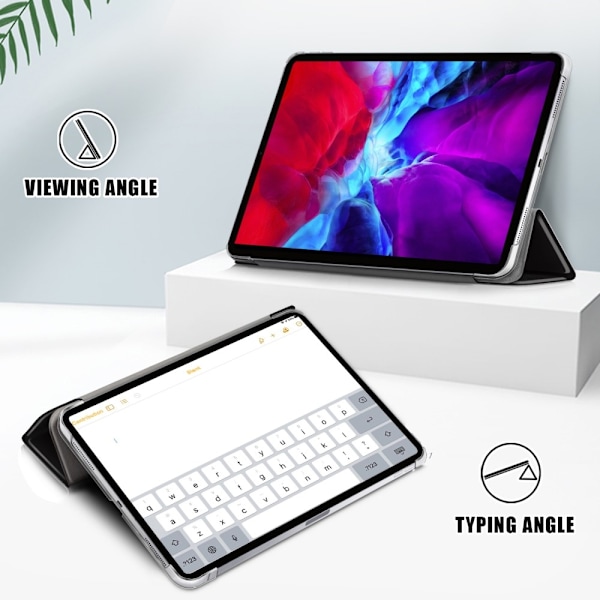 iPad Pro 12.9 (2018/2020/2021) - Tri-Fold Läder Fodral - Dont Touch Me Dont Touch Me