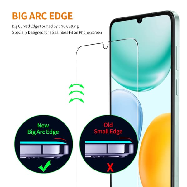 ENKAY Honor X5c Plus 2-PACK Skärmskydd Härdat Glas