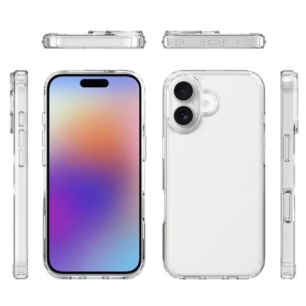 iPhone 17 Skal Akryl / TPU Transparent