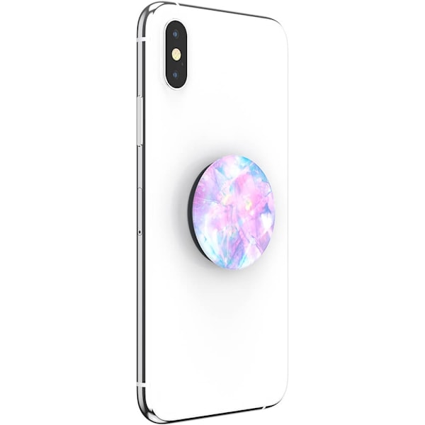 PopSockets Basic Grip Med Ställfunktion Crystal Opal