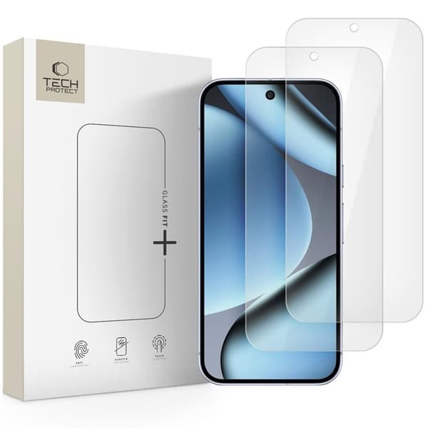 Tech-Protect Google Pixel 10 Pro XL/9 Pro XL 2-PACK Skärmskydd GlassFit+