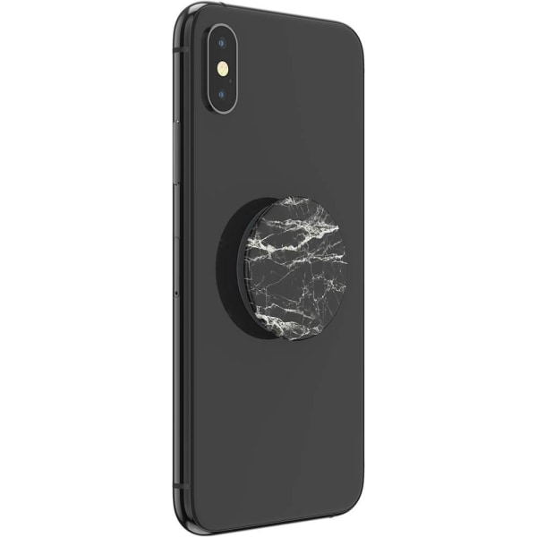 PopSockets Basic Modern Marble Grip Med Ställfunktion Svart