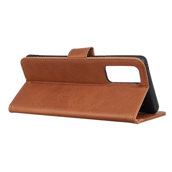 OnePlus 9 Pro - KHAZNEH Läder Fodral - Brun Brown Brun