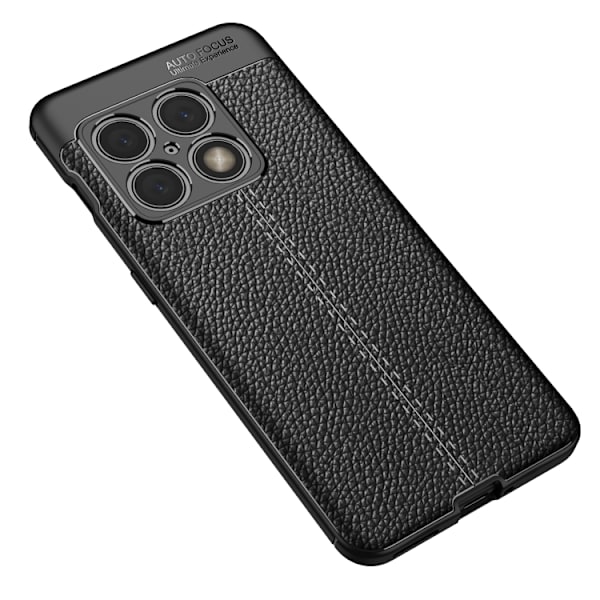 OnePlus 10 Pro 5G Skal Litchi Textur Svart